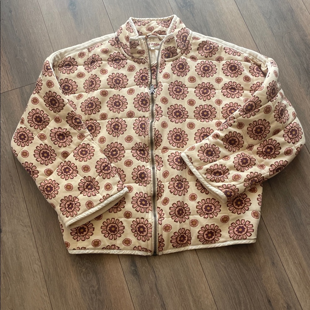 Free People Printed Dolman Quilted Jacket - Picture 4 of 6
